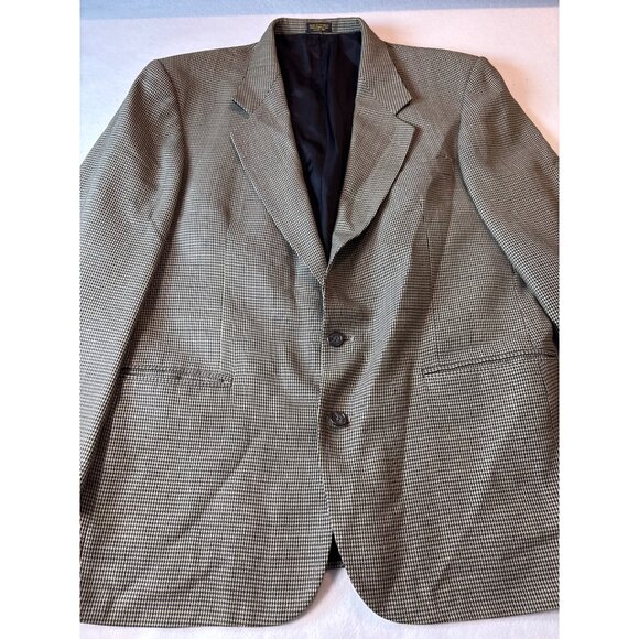 Mens Oscar Dela Renta Blazer   2-Button Single-Breasted  Classic Fit  Black 42r - Picture 2 of 13